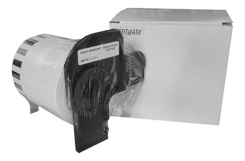 Cinta Rotuladora Dk-2251 6,2 Cm X 15.24 Mts Ql800 Ql820 Pg Color Blanco