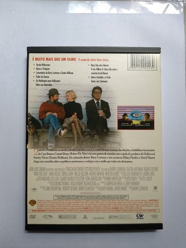 Dvd Mera Coincidência Com Dustin Hoffman Robert De Niro (Usado)