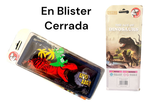 Cartuchera Escolar Dino Dinosaurios Rex Diseños Exclusivos