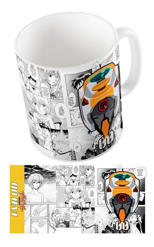 Taza Anime Evangelion Eva 00 Ds. 3