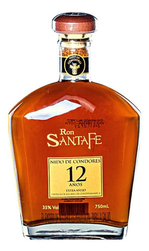Ron Santa Fe 12 Años 750 Ml - mL a $185