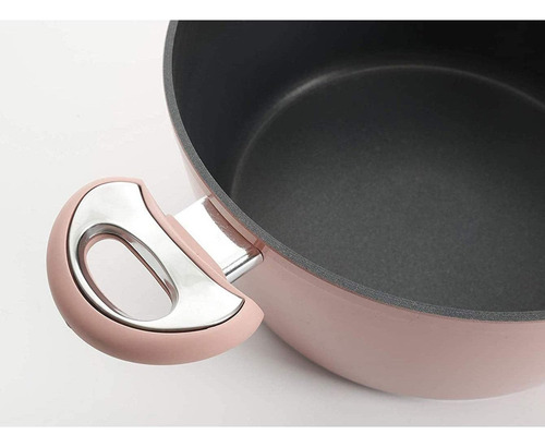 Bateria De Cocina Oster 124925 Color Rosa Con 12 Piezas