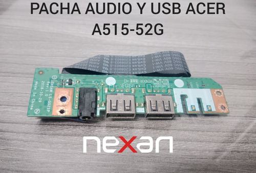 Pacha Audio Y Usb, Portátil, Acer A-515