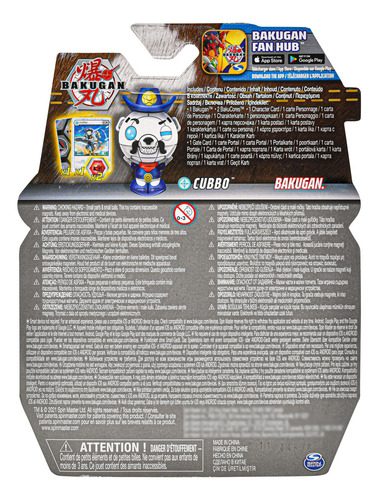 Bakugan Cubbo Sheriff B1000 6cm Spin Master