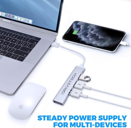 Adaptador Multipuerto Usb C Hub - Idrivetech 4 En 1 Usb Tipo