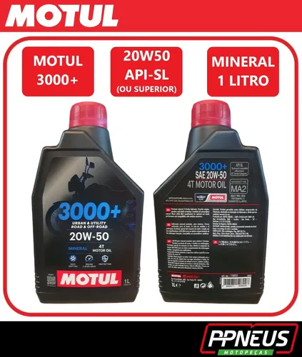 Óleo Motor Traxx Work 125 Motul 3000+ 20w50 4t - 1l | MercadoLivre