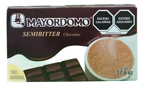 Chocolate De Mesa Semiamargo Mayordomo De Oaxaca 500 G