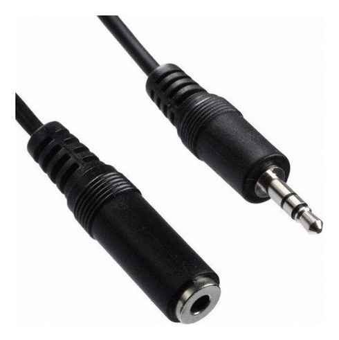 Cable Alargue Miniplug 3.5 Macho Hembra Auricular 