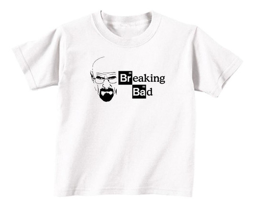 Remeras Infantiles Breaking Bad Walter |de Hoy No Pasa| 6 V