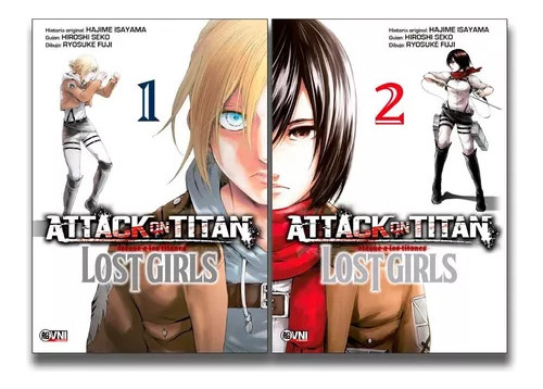Attack On Titan Lost Girls Completo 2 Tomos Ovni Manga