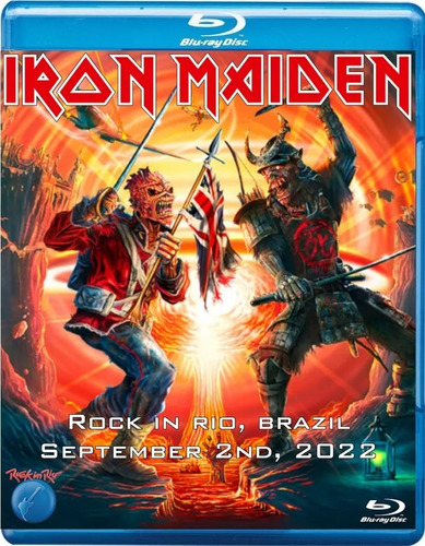 Blu-ray Iron Maiden Rock In Rio 2022