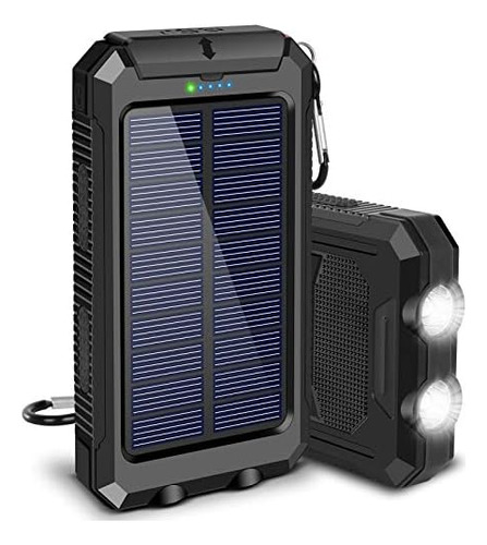 Cargador Solar 20000 Mah Solar Portatil Cargador Bateria Ext