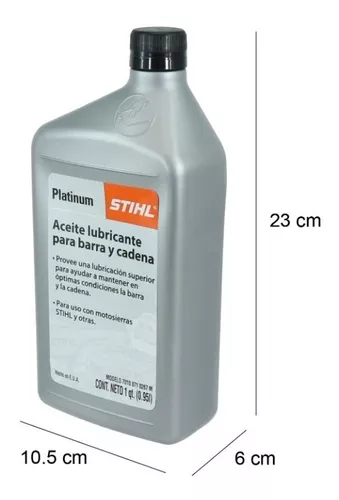Aceite Lubricante para Motosierra Stihl Platinum 0.95 Lt