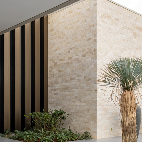 Pedra Travertino Lisa Travertino Brick Lisa Travertino 23x75