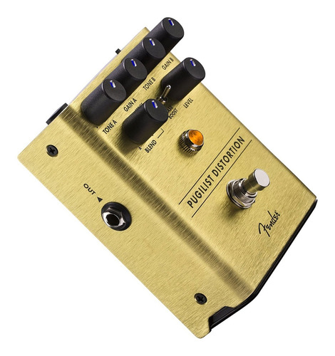 Pedal Guitarra Fender Pugilist Distortion 2c De Ganancia