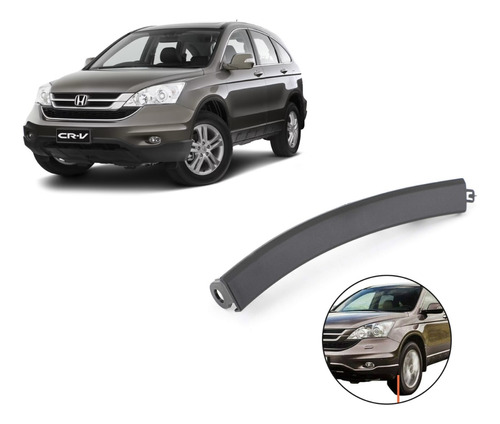 Moldura Fender Paragolpe Delantero Honda Cr-v 2007 Al 2011