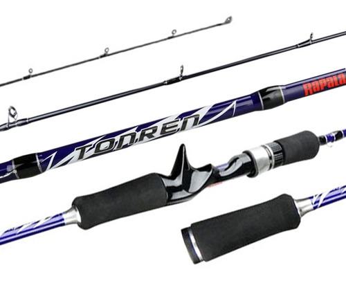 Vara Pesca Carretilha Rapala Tonren 5.6 Cmh 1,68m 10-20 Lbs