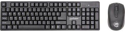 Manhattan Wireless Keyboard And Optical Mouse Set 178990 Vvc