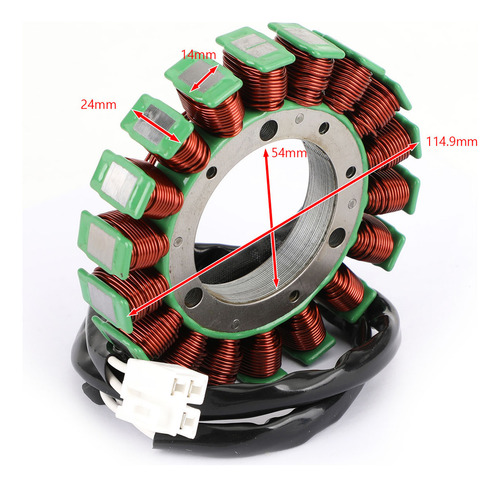 Dz Estator Alternator Para Kawasaki Ej800 W800 11-16 W800