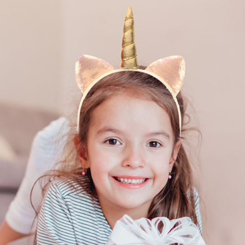 12 Accesorios Para Diademas, Brillantes, Cuernos De Unicorni