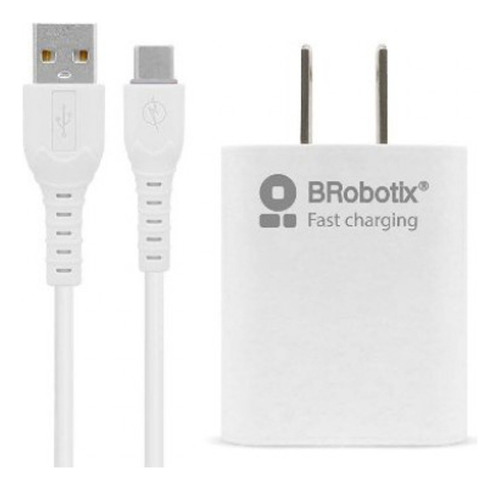 Cargador Usb Brobotix 6001318 18 W Carga Rápida Cable USB tipo A a USB tipo C