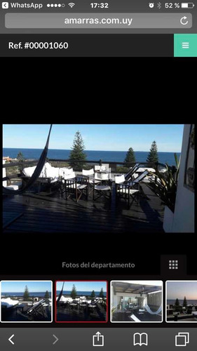 Imagen 6 de 14 de Depto 4 Dormitorios Tipo Casa Frente Al Mar. Vista Unica.