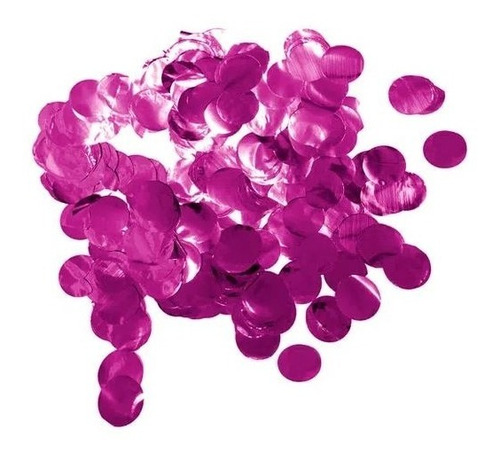 Confete Para Balões Rosa 100gr - 10 Pacotes