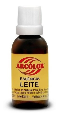 Essência Comestível De Leite Arcolor 30ml