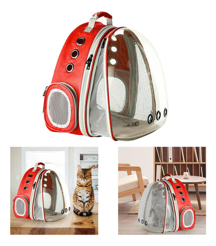 Mochila Expandible Con Burbujas Para Gatos, Bolsa De Viaje