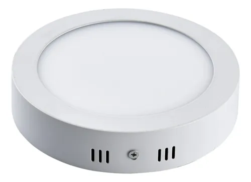 Pack X2 Foco Redondo Foco Led Sobrepuesto 12w Lamparas Techo