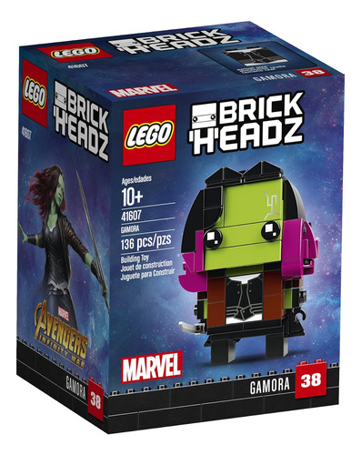 Lego Brickheadz Gamora 41607 Kit De Construcción (136 Piezas