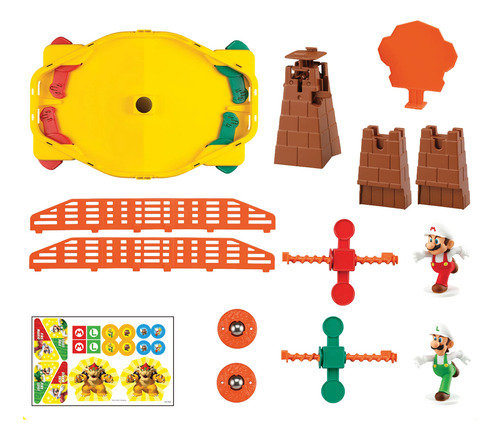 Juego De Acción De Mesa Epoch Super Mario Fireball Stadium