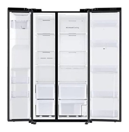 Imagen 2 de 4 de Nevera inverter no frost Samsung RS27T5561 black doi con freezer 26.7 ft³ 127V