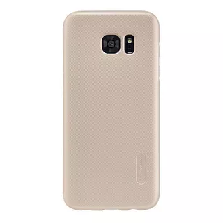 Carcasa Nillkin Frosted Shield Samsung S7 Edge, Dorado