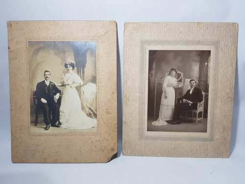 Imagen 5 de 6 de Antiguas Fotos Estudio Novias Casamiento 1900 Lote Mag 57599