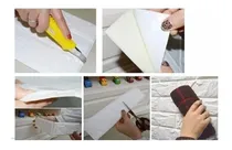 Comprar Lamina Para Pared 3d Amarilla Anti-impactos Acolchonada Adhe