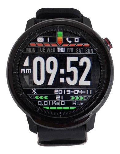 Smartwatch Resistente Al Agua Mobo Strong Sumergible Ip68 Color de la caja Negro