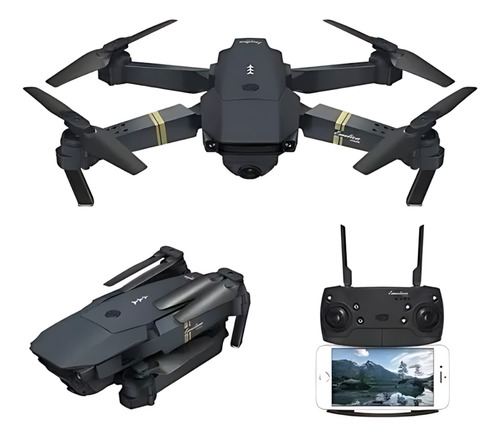 Câmera HD Drone E998 Pro de 50 metros e 720mp para iniciantes