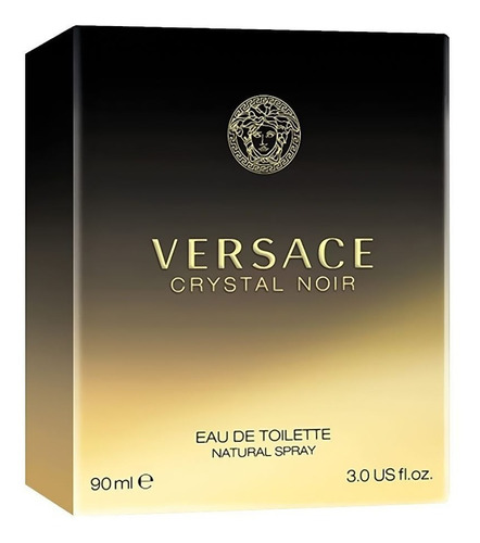 Versace Crystal Noir Edt 90 ml Para  Mujer