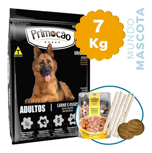 Comida Perro Adulto Primocao Original 7 Kg + Regalo