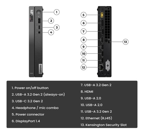Mini Desktop Lenovo Thinkcentre 50q Gen 4 I5-13420h 32 Gb/1