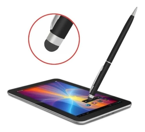 Lápiz Touch Stylus Para iPad Teléfono Tablet,   2 En 1