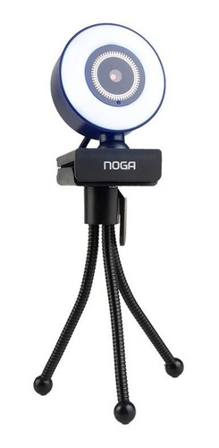 Imagen 2 de 4 de Webcam Noga Con Micrófono Full Hd 1080 Ngw-111 + Trípode