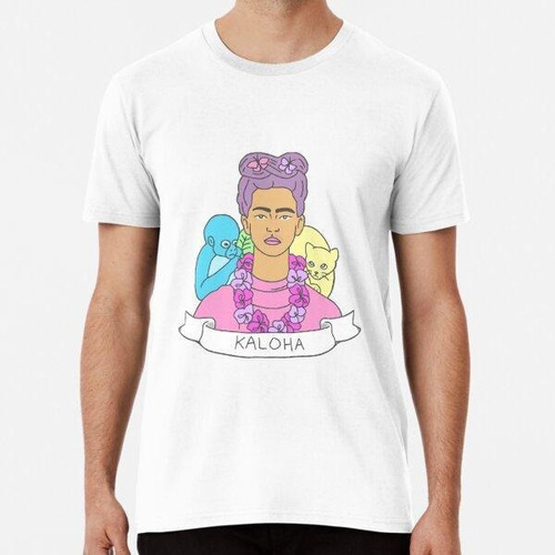 Remera Frida Kahlo Artista Feminista Hawaiano Kawaii Estampa