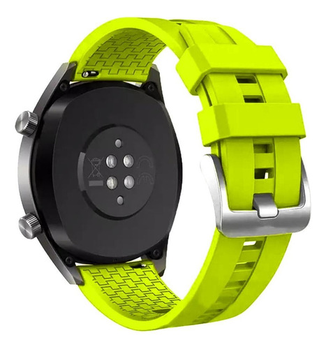 Correa Gt Reforzada Para Smartwatch Aitafy Idw19 Alexa Verde 2.2 Cm