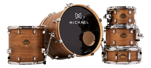 Bateria Michael Dmb522frt + Tom + Surdo + Estantes + Banco