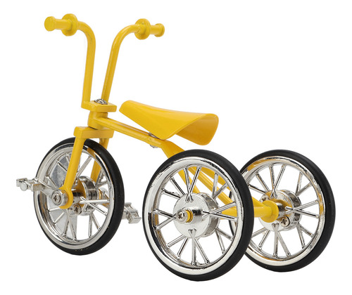 Juguete Triciclo Modelo 3d Coche Ornamento Extraíble Metal C