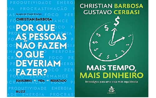 Kit 2 Livros Christian Barbosa Mais Tempo, Mais Dinheiro +