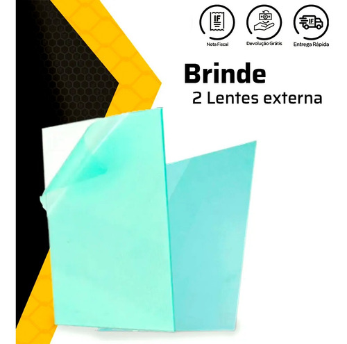 Imagem 5 de 5 de Mascara De Solda Escurecimento Automatico Fixa 3 A 11 Lynus