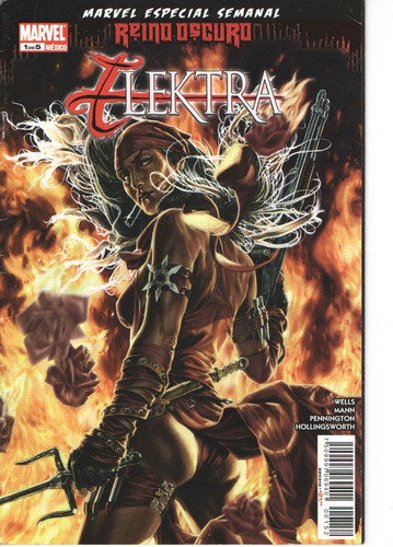 Comic Marvel Elektra 1 #1 Reino Oscuro Español Televisa